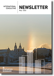 Front page of Newsletter No. 2, 2020 - View of Minsk, Belarus