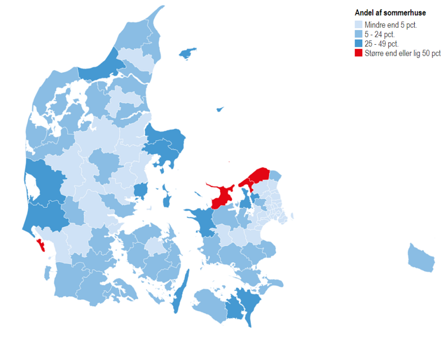 sommerhuse DKkort andel