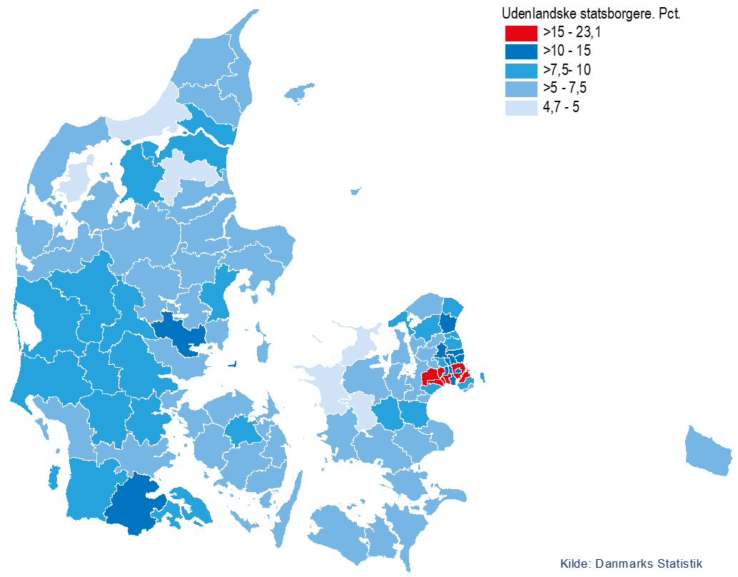 kommunefordelt udenlandske statsborgere